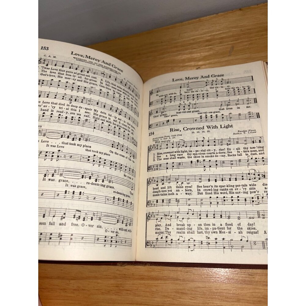 Vintage Cokesbury Worship Hymnal Hardcover Book Christian Songs Religious 1966 - Picture 13 of 15